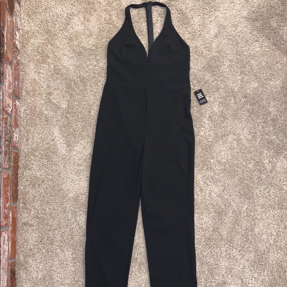 Express Women’s Black Halter Jumpsuit